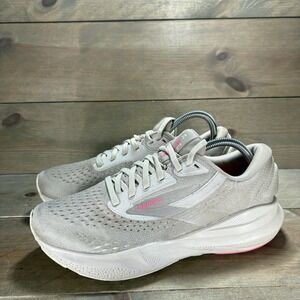 brooks adrenaline GTS 24 womens size 8.5 shoes beige athletic running sneakers